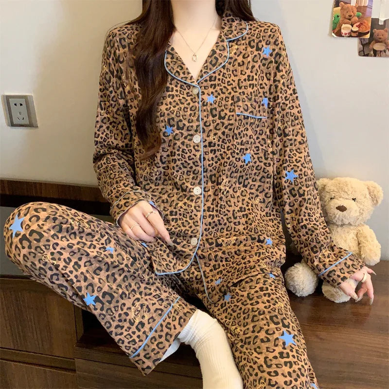 Butterfly Print Pajama Set