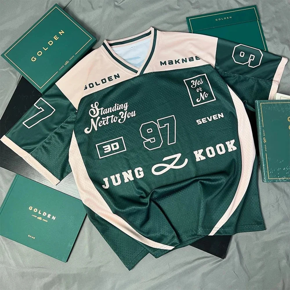 Y2K Golden 97 Mesh Jersey