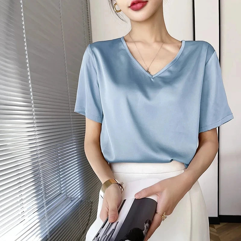 Plus Size Satin Nightshirt