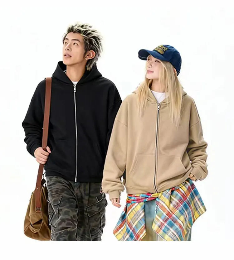 Double-Zip Heavyweight Hoodie