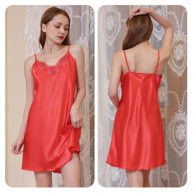 Silk Lace Princess Nightdress