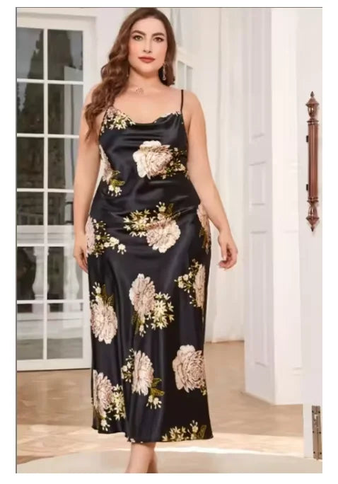 Short Satin Nightgown