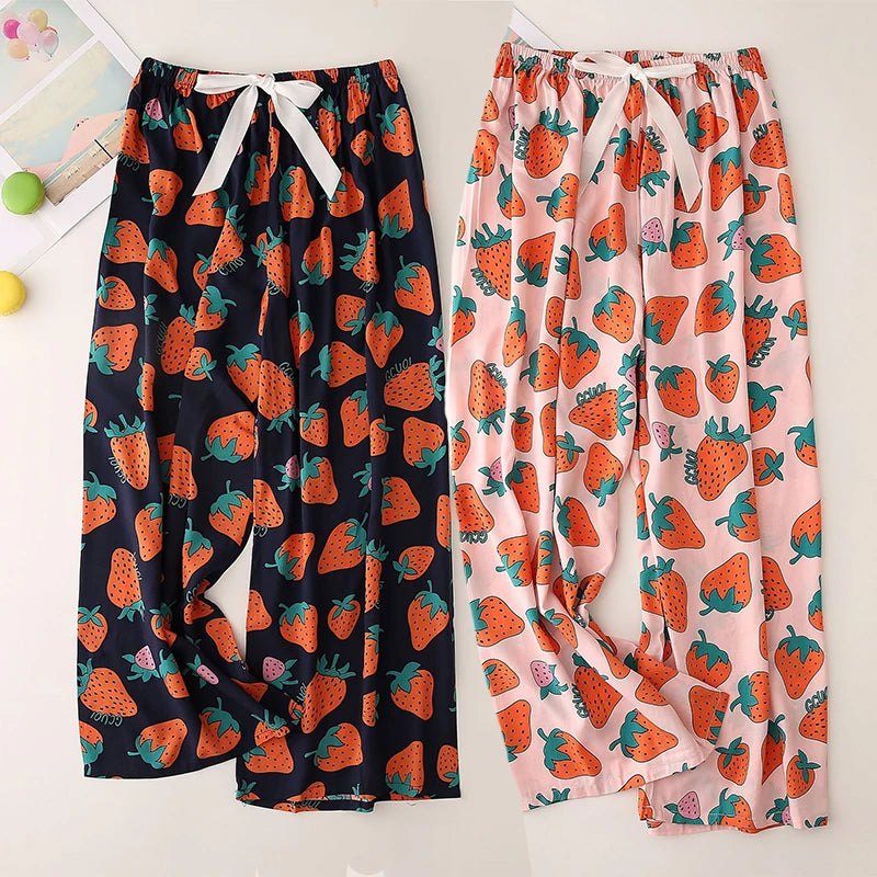 Strawberry Print Lounge Pants