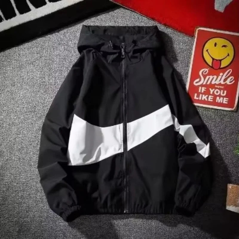 Color Block Sun Protection Jacket