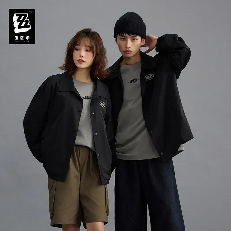 [Genuine] miHoYo Game Zenless Zone Zero STUDIO 2025SS Series Thin Coach Jacket Casual Coat Sport Coat Hoodie Cosplay Xmas Gifts