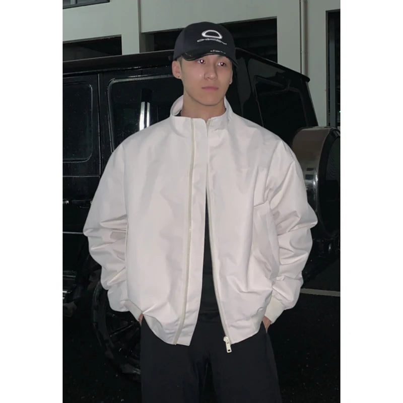 Oversized Moto Bomber Jacket