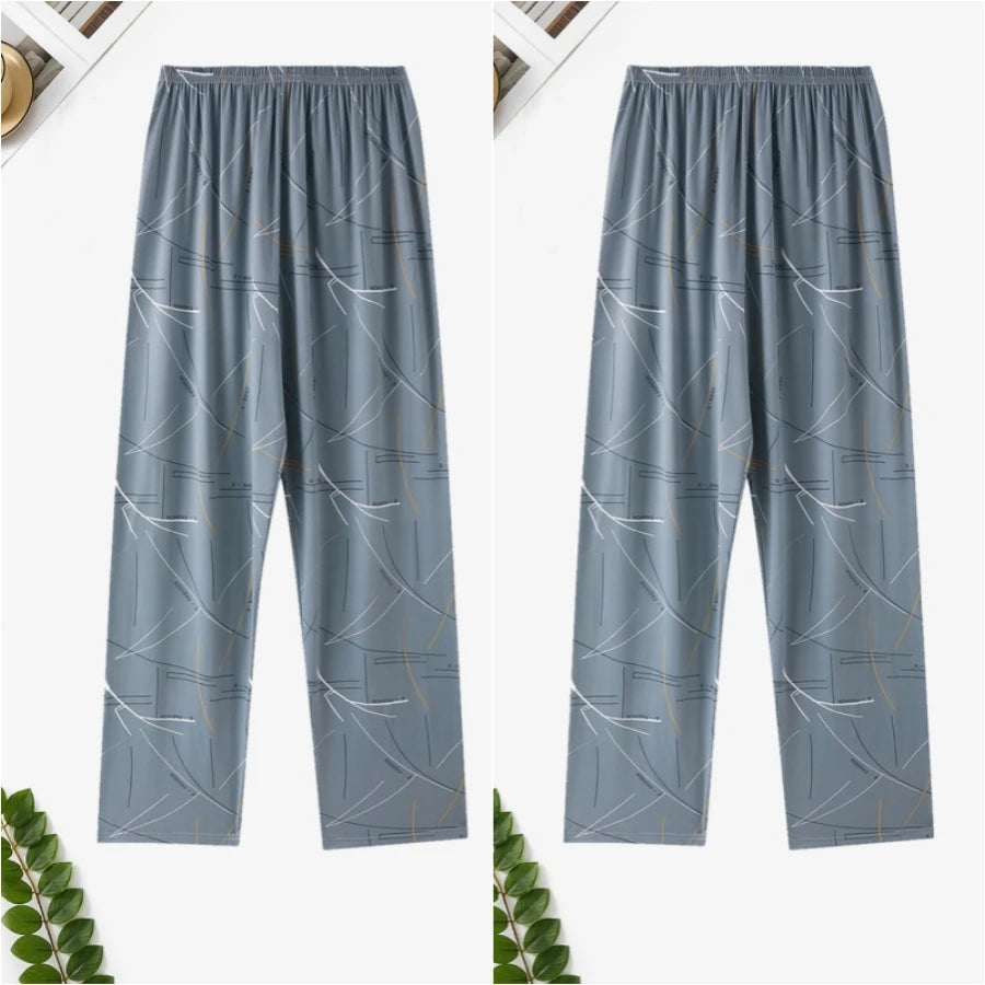 Rabbit Print Pajama Set
