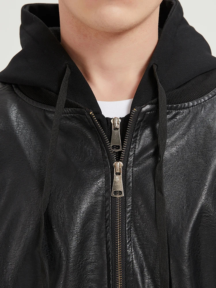Quilted Brown Leather Jacket