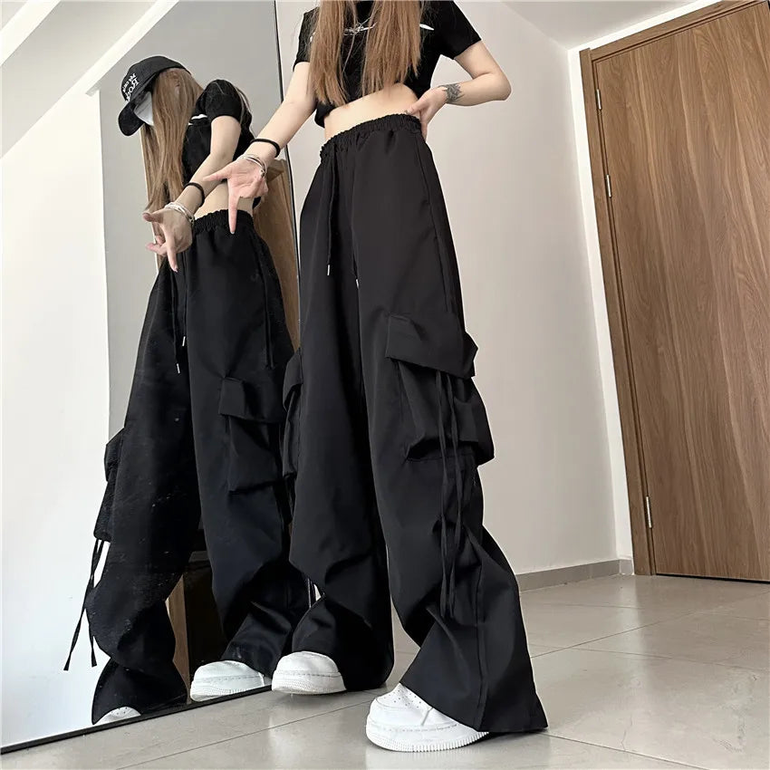 Y2K High-Waist Cargo Pants