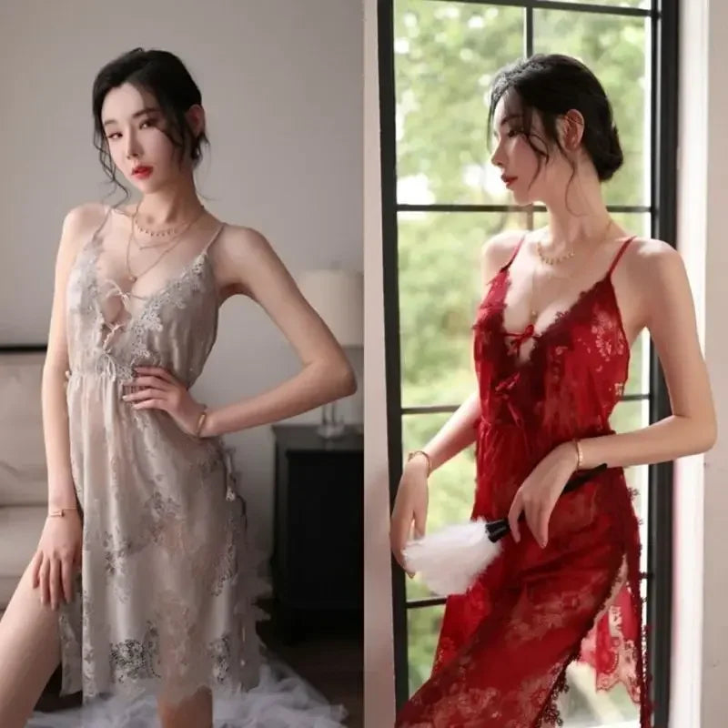 Romantic Lace Strap Nightwear