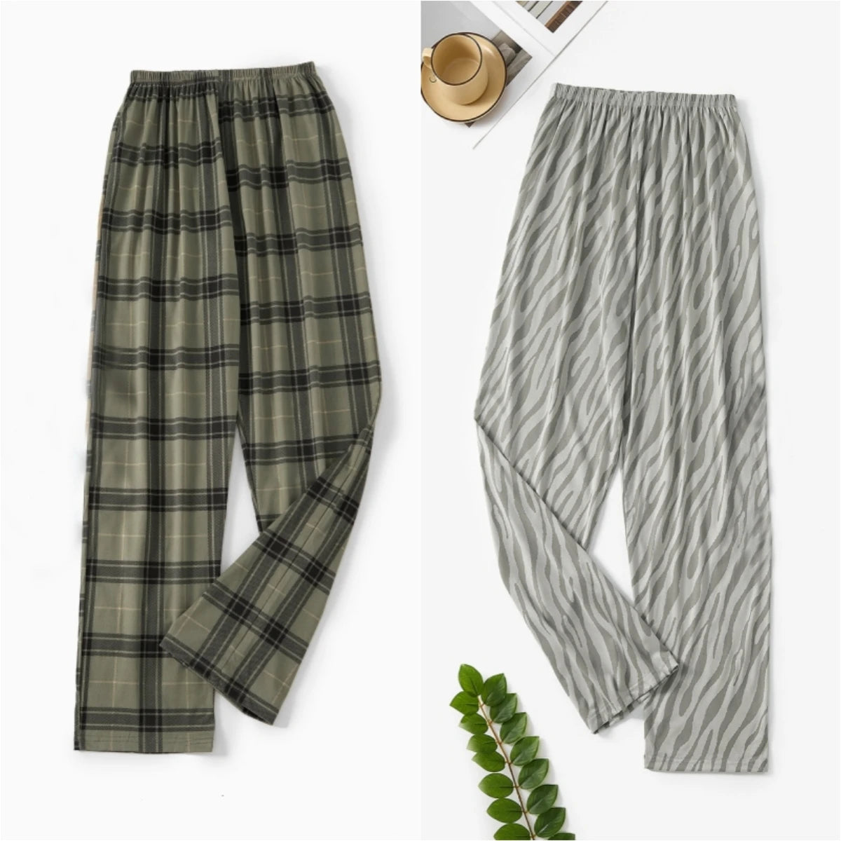 Rabbit Print Pajama Set