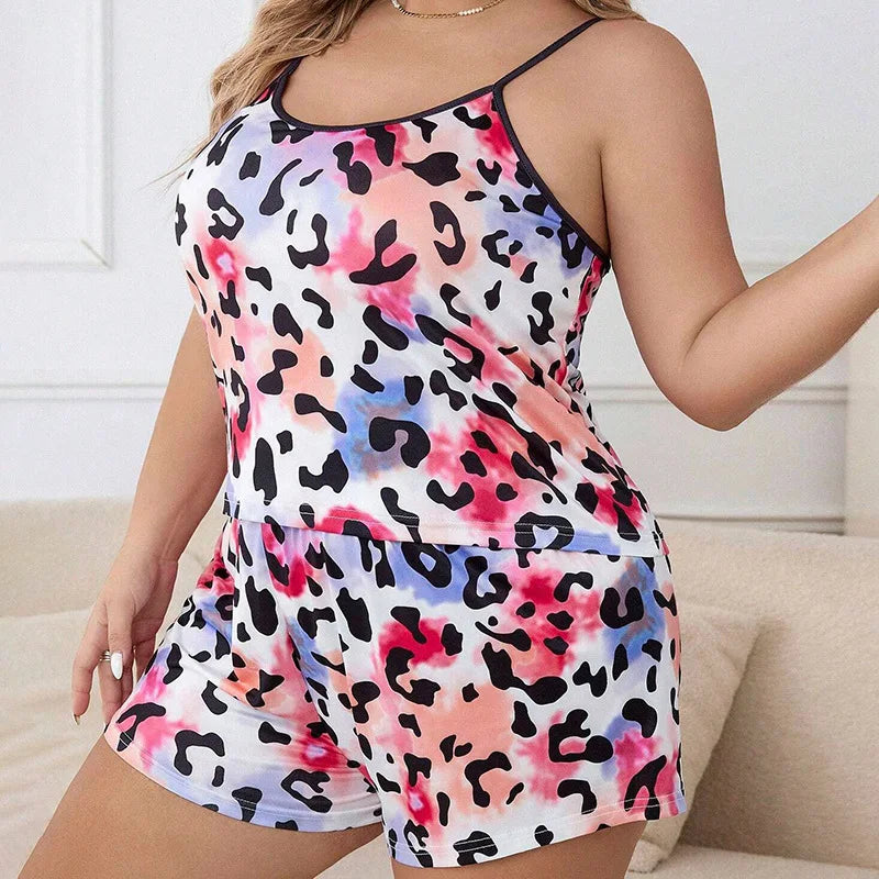 Strappy Satin Pajama Set