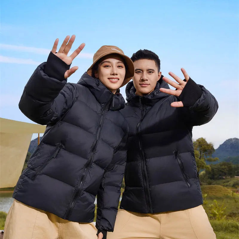 Men's Women's High-end Down Jackets Autumn Winter Outdoor Sports Travel Warm Jackets Couples