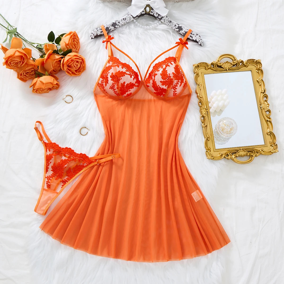 Lace V-Neck Sleepshirt