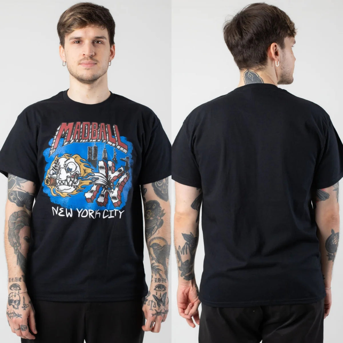 Pop Madball Graphic Cotton T-shirt Unisex Summer Short Sleeve Fashion Brand Tee Luxury Casual Vintage Tees