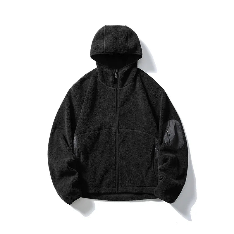 Outdoor Fleece Hooded Jacket