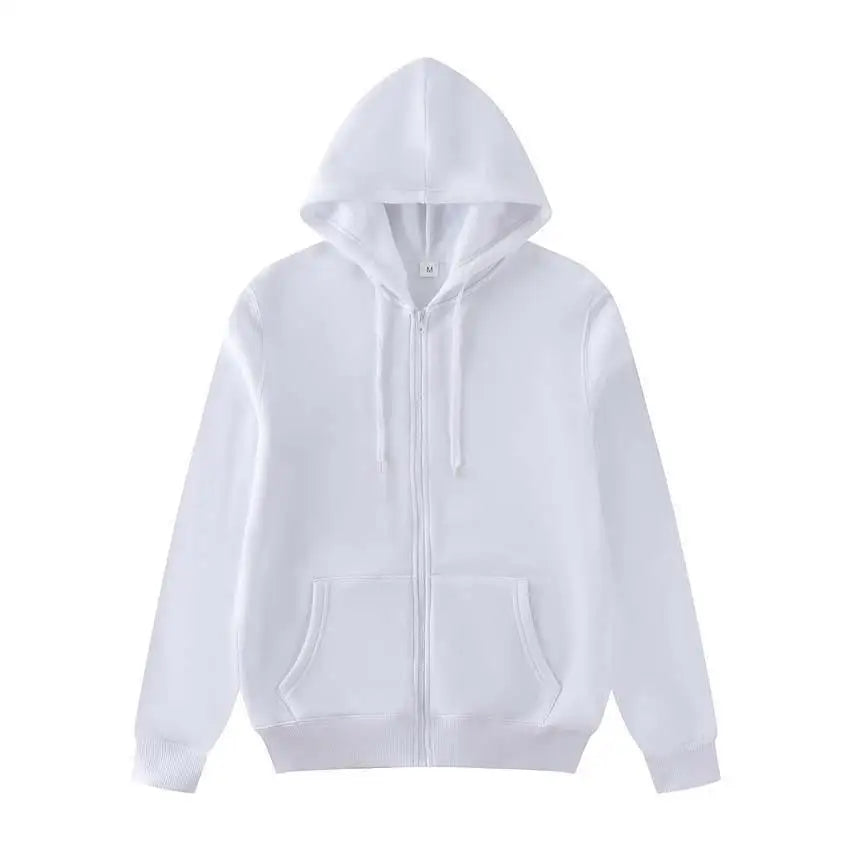 Black Oversized Zip Hoodie