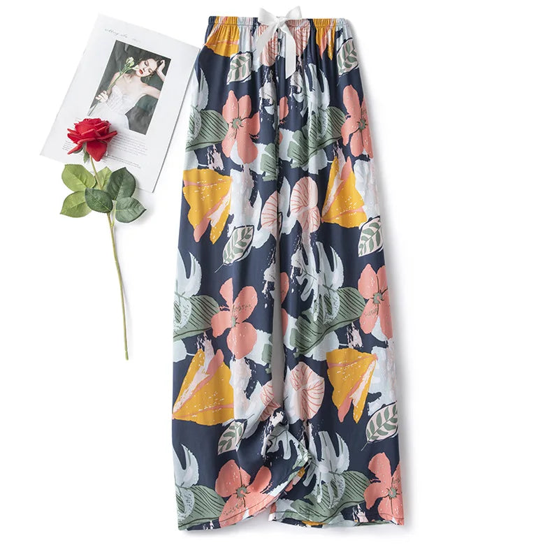 Cotton Crepe Lounge Pants