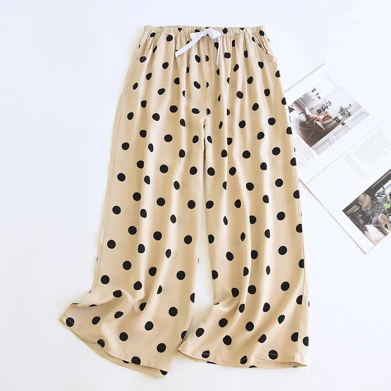 Plus Size Satin Pajama Pants