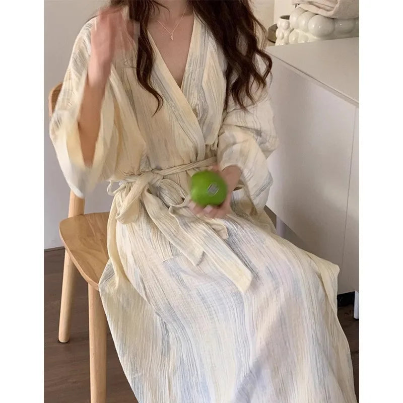Cherry Bear Morning Robe