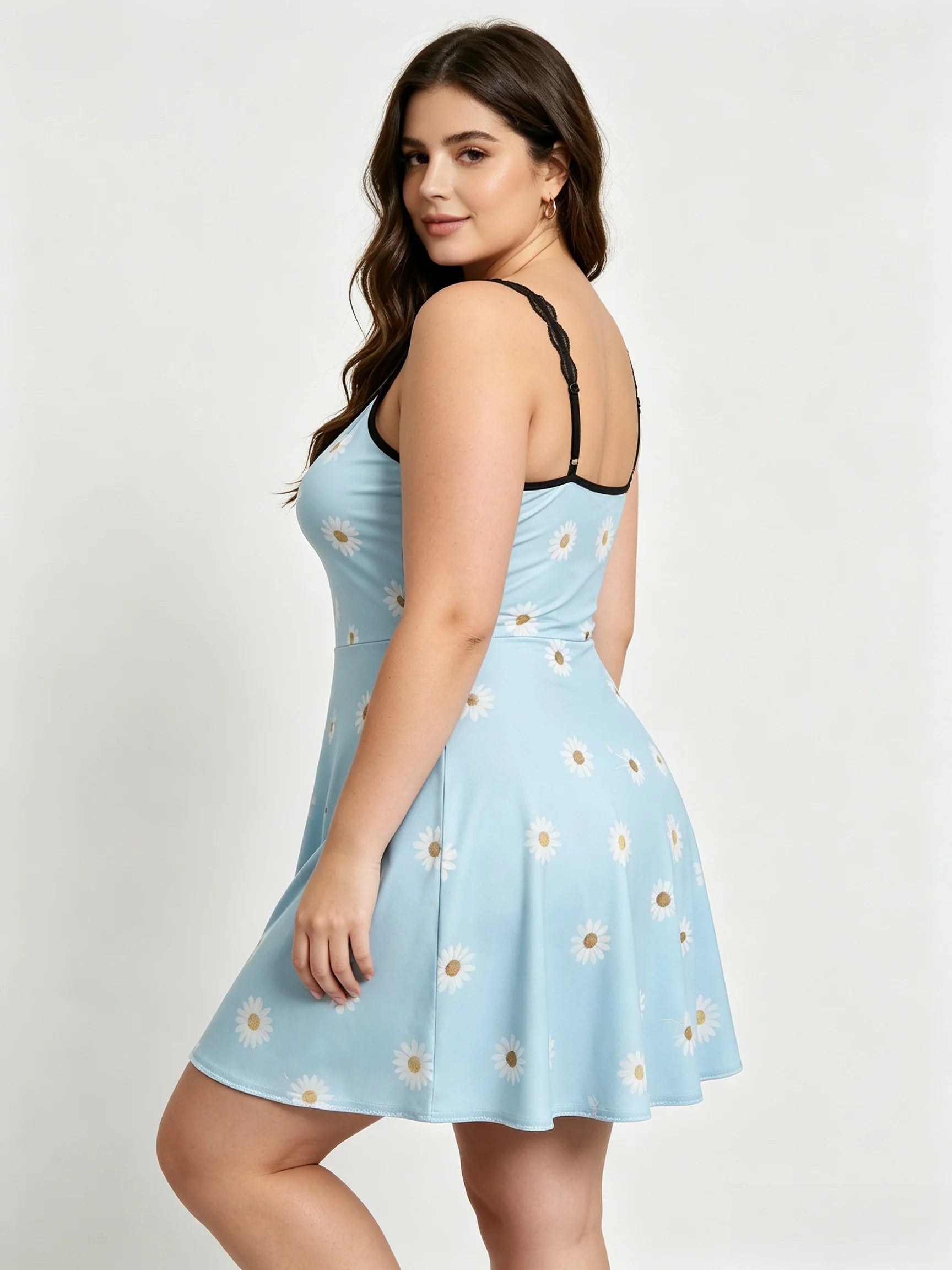 Daisy Lace Trim Nightgown