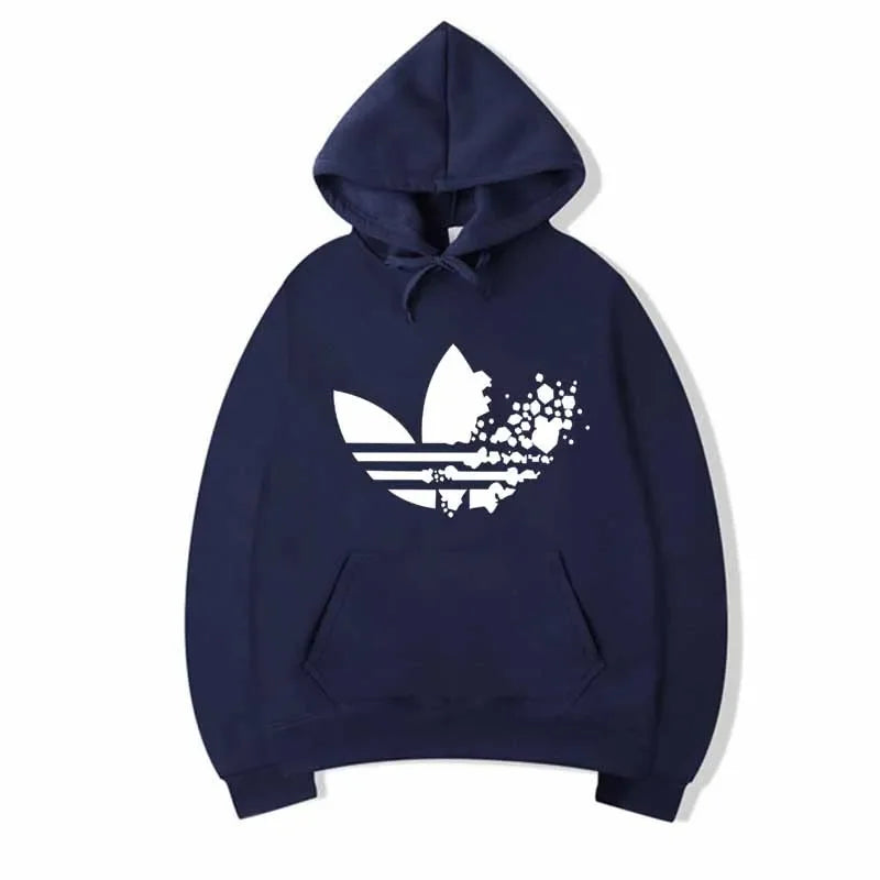 Trefoil Floral Splatter Hoodie