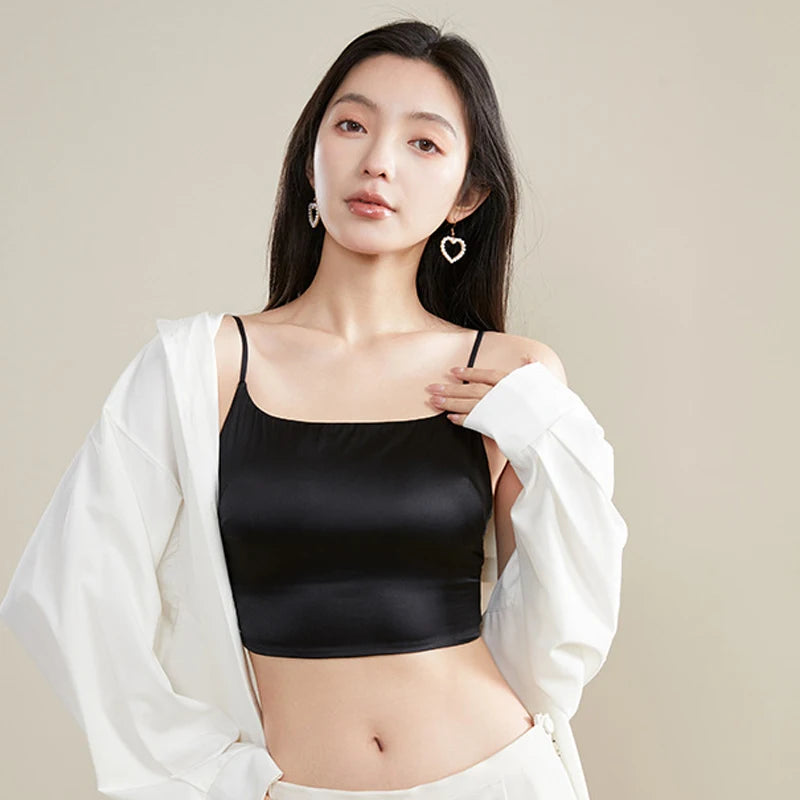 Silk Cami Bra Top