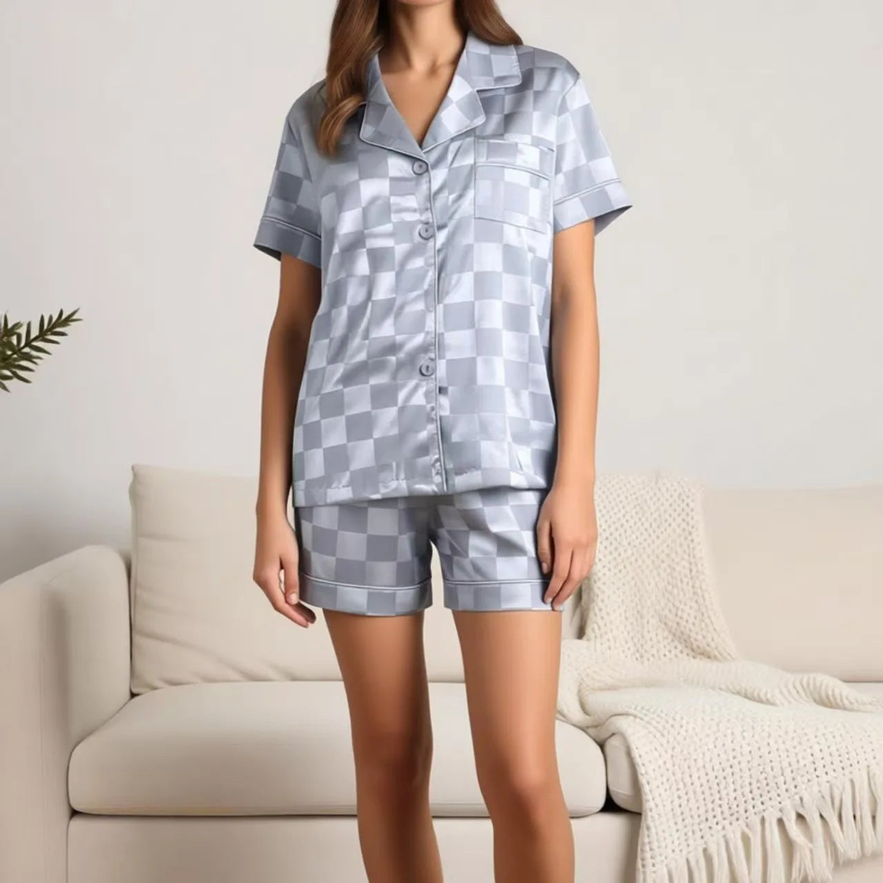 Leopard Print Pajama Set