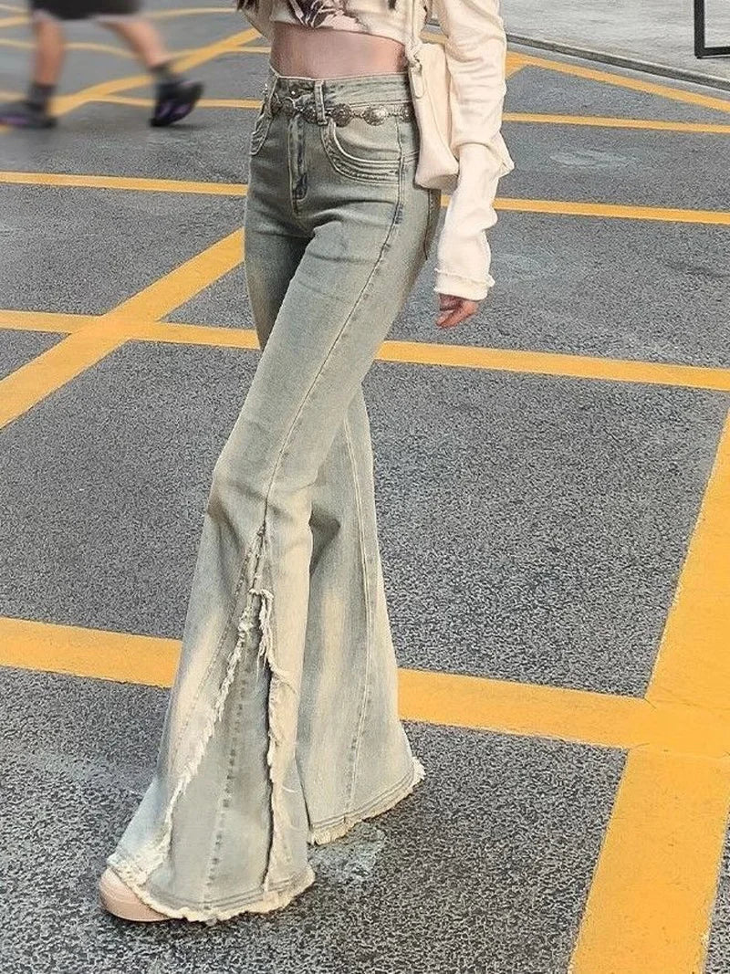 Vintage High-Waist Wide-Leg Jeans