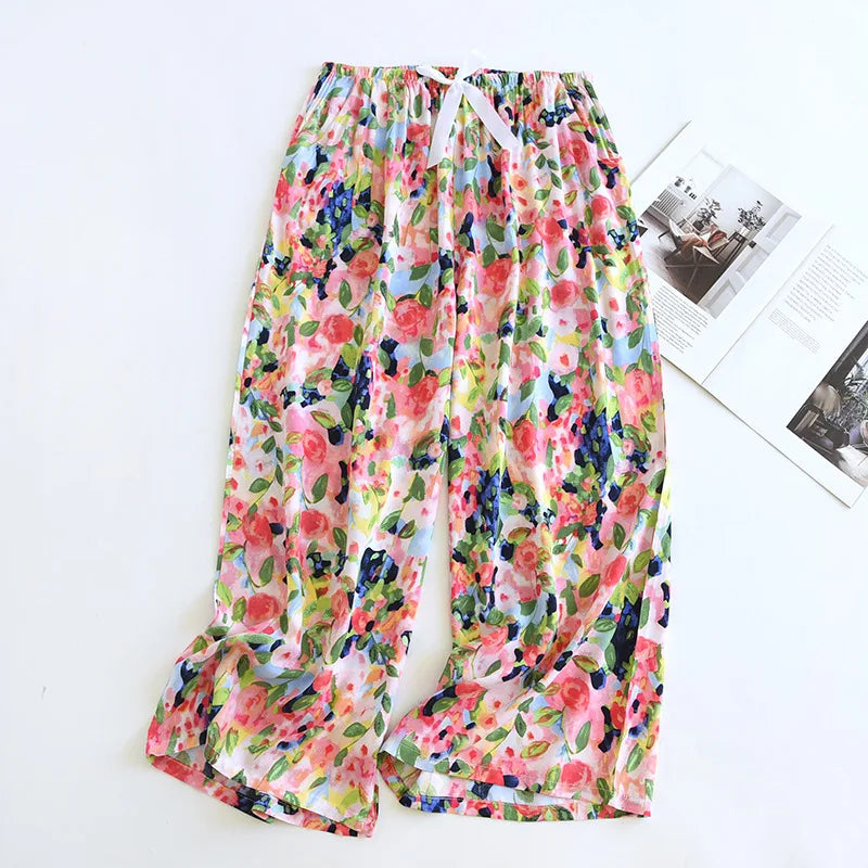 Plus Size Satin Pajama Pants