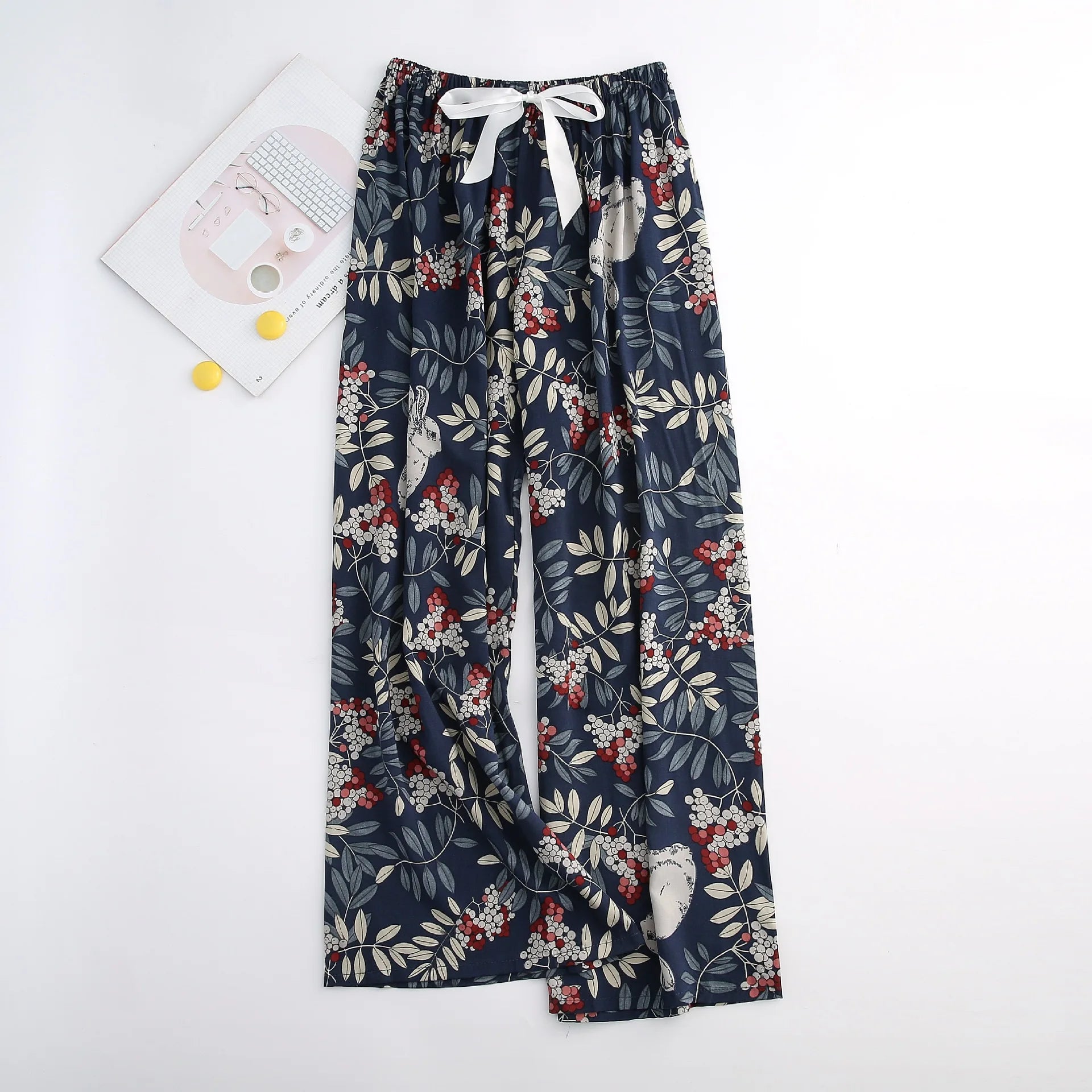 Cotton Crepe Lounge Pants
