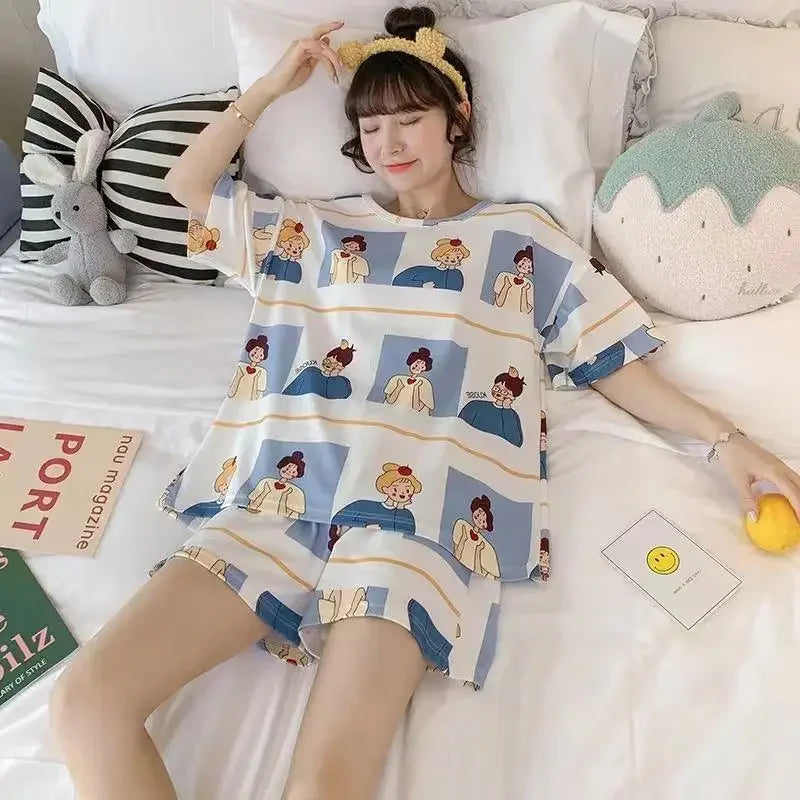 Cherry Print Pajama Set