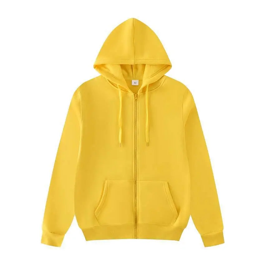 Black Oversized Zip Hoodie