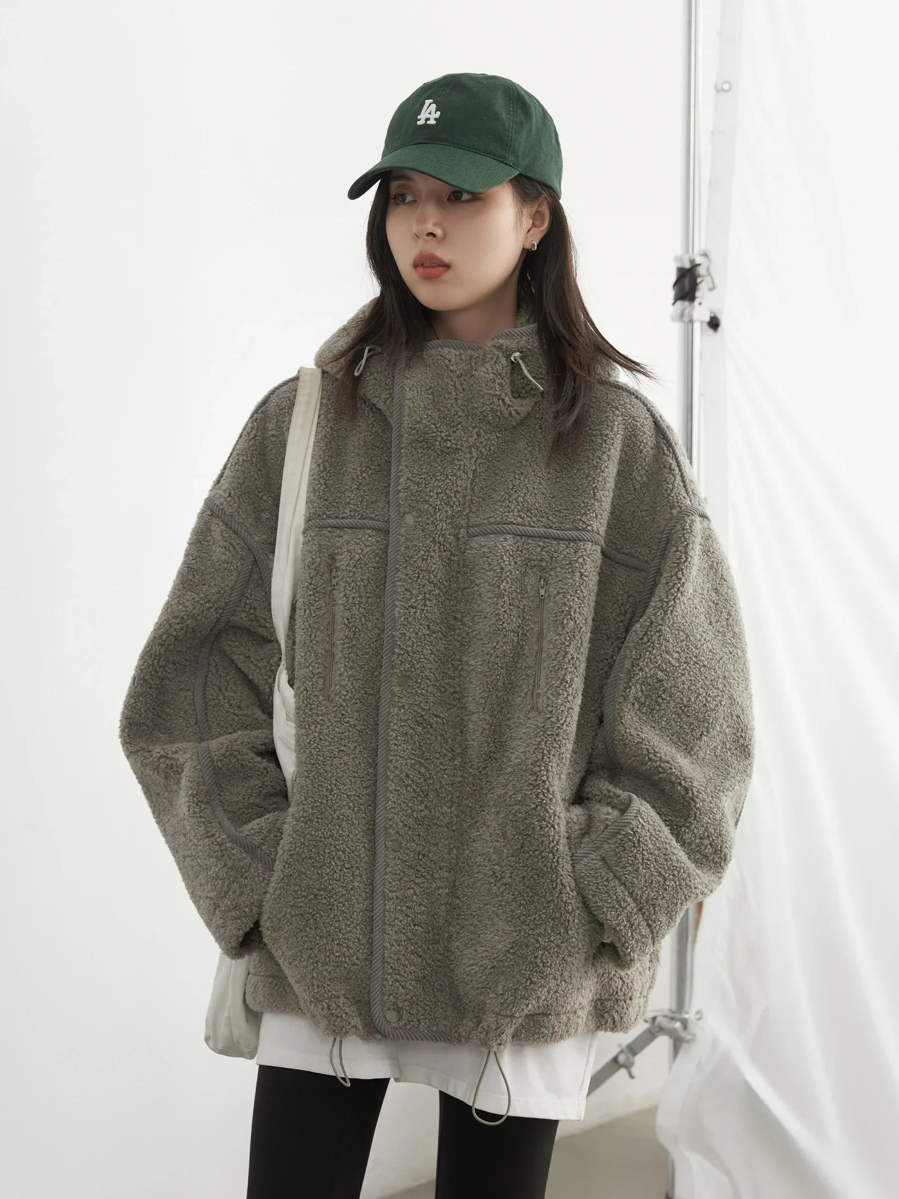 Plush Hooded Winter Jacket