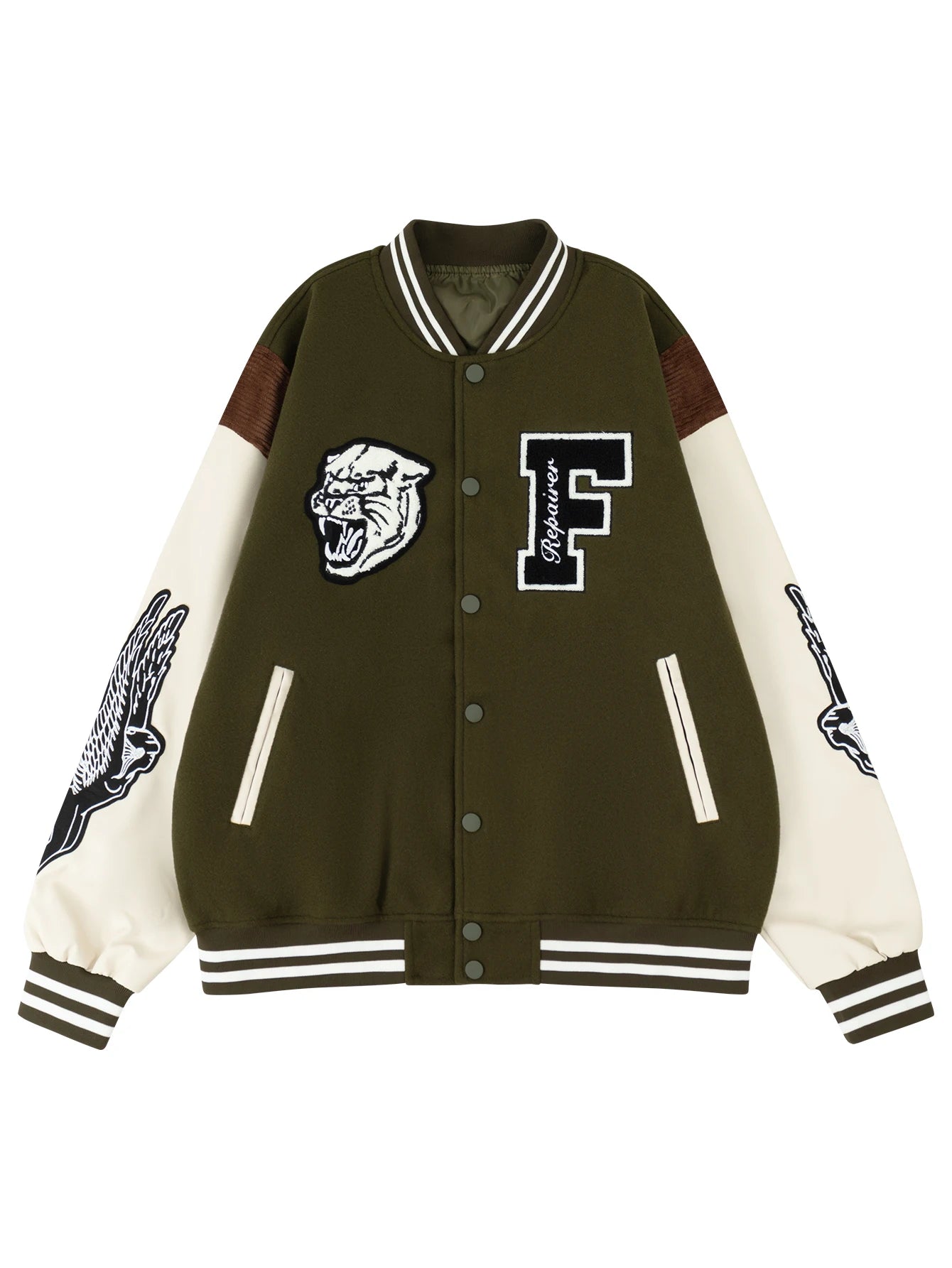 Vintage Letterman Bomber Jacket
