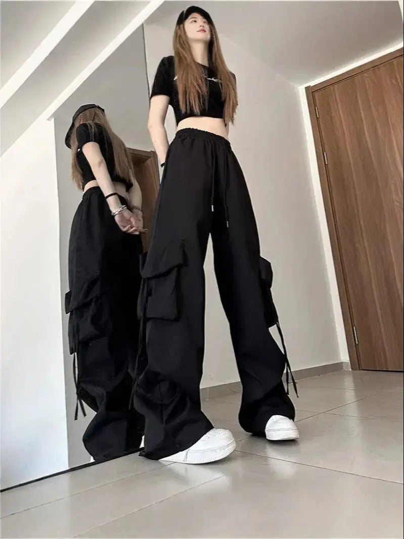 Y2K High-Waist Cargo Pants