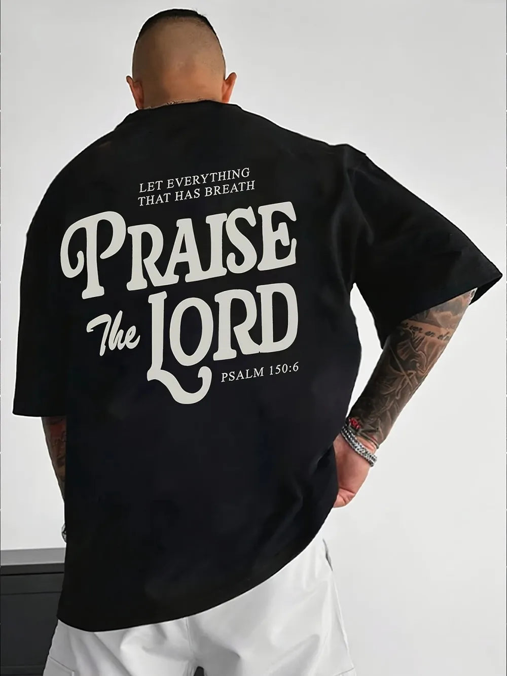 Large Letter Graphic Tee